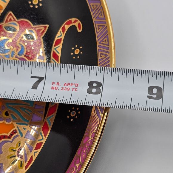 Limited Edition 1994 Colorful Laurel Burch Fabulous Felines Porcelain Plate - Picture 6 of 8